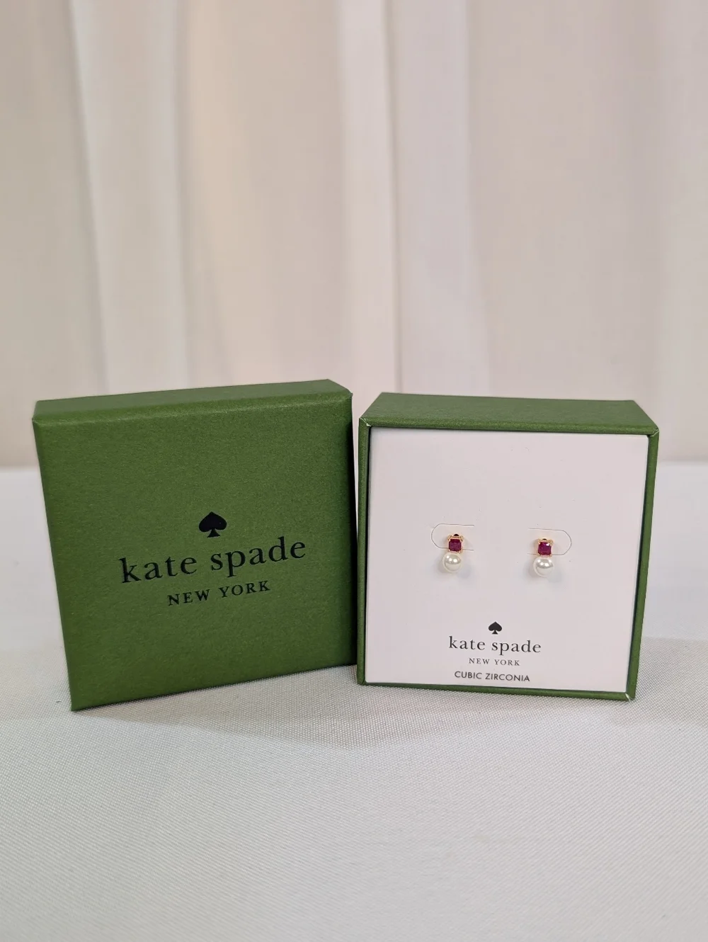 Kate Spade New York Cubic Zirconia Pearl And Rhinestone Earrings